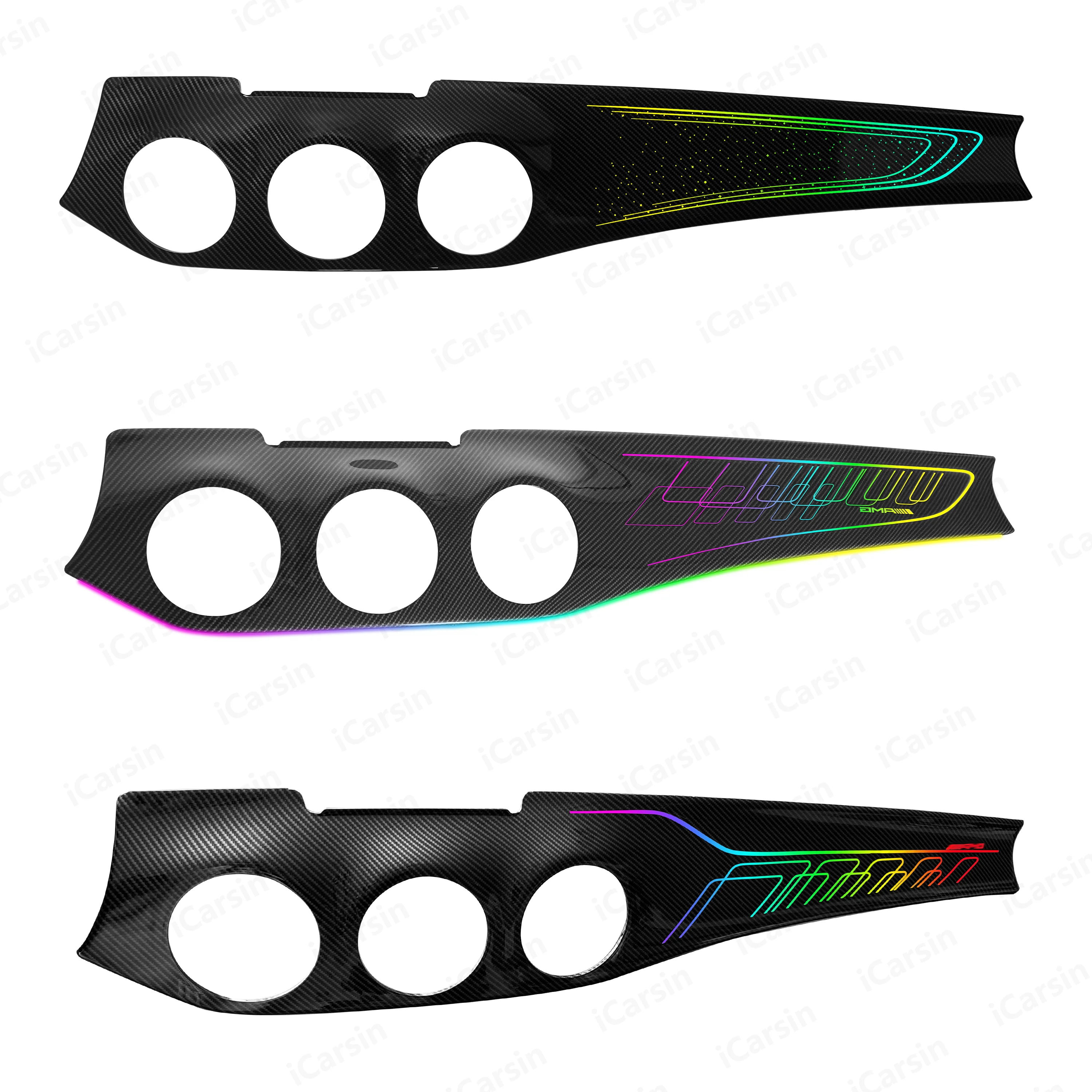 

Upgrade 64 Colors Dashboard Passenger LED Trim Ambient Lighting For Mercedes Benz CLA W117 GLA W156 X156 Accessories Decoration