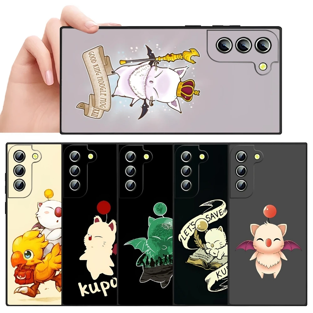 Moogle Final Fantasy Phone Case For S23 Samsung S24 Ultra S22 S20 Fe S21 Plus Galaxy A54 A34 A24 A53 M54 Note 20 Back Cover