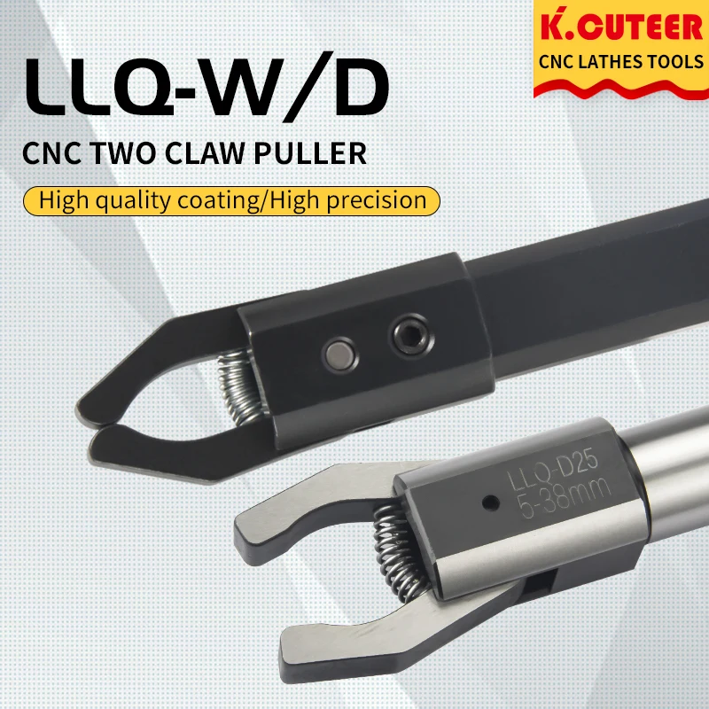 

CNC Two Claws Lathe Puller CNC Automatic Lathe Feeder/Puller Round Handle Square Handle LLQ-W16/25 LLQ-D20/25/32 2-40mm/5-38mm