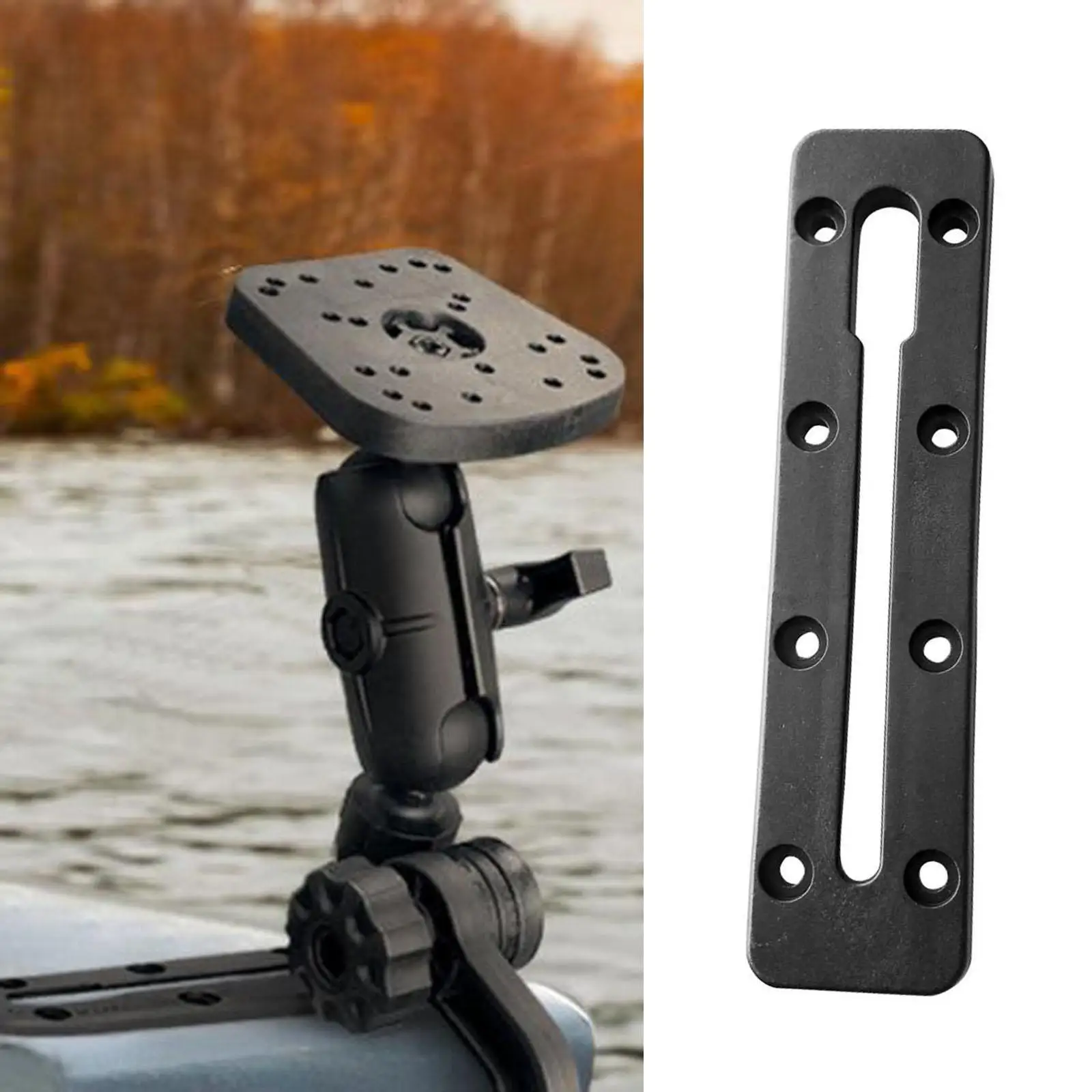 Kayak Slide Track Convenient to Install DIY Accessories Rails Bracket for Fishing