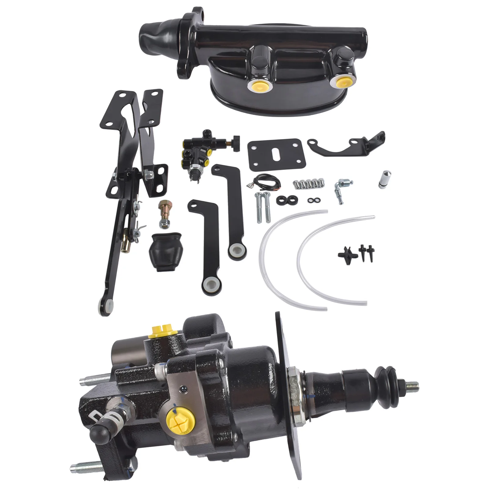 AP01 اسطوانة رئيسية معززة للفرامل المائية السوداء لشاحن خراطيم دودج A B E 3.7 5.9L