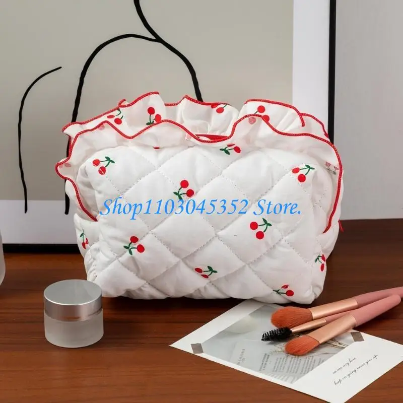 

A3PE Elegant Toiletries With Floral Designs Makeup Bags For Women And Girls
