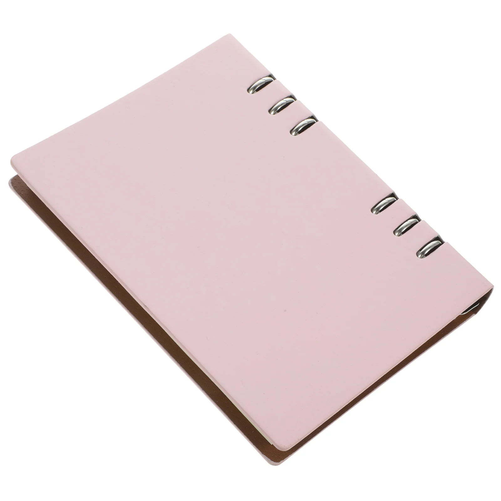 A5 Binder A4 แหวน Notepad รายเดือนตรง Grain Thicken Notebook ตาราง Pink Taking Man