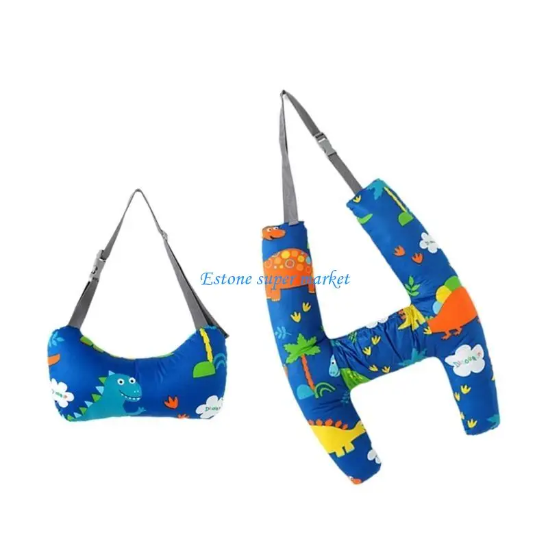 090B H-Shape Car Back Seats Travel Pillow Soft Headrest Safety Pillow Cushion Car Sleep Head Pillow Support for Kid Child