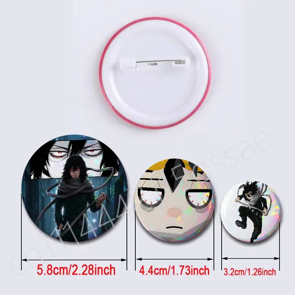 A-Aizawas Shouta My H-Hero Badge Tinplate Soft Button Pin Brooch Metal Badge Custom Jewelry Accessories Hat Bag Lapel