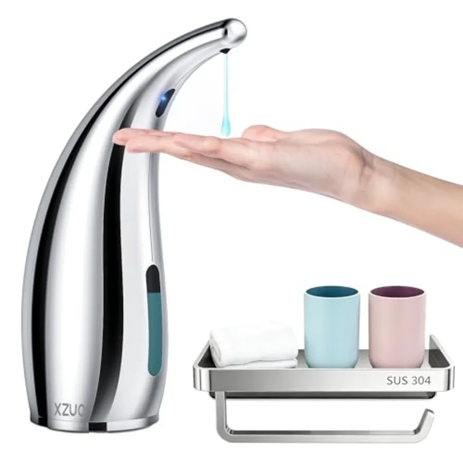 

Автоматический дозатор мыла с инфракрасным датчиком, 4 уровня регулировки, бесконтактный, для кухни и ванной комнаты, на батарейках