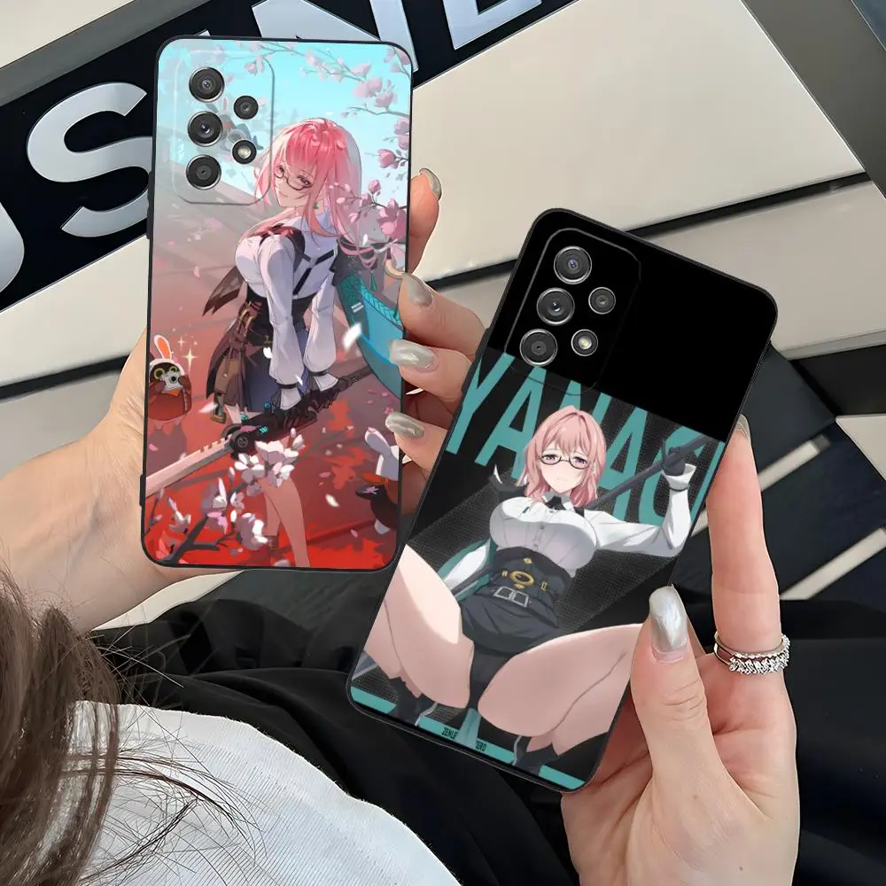 Zenless Zone Zero Yanagi حافظة هاتف لهاتف سامسونج جالاكسي M55 54 42 35 34 33 32 23 22 15 14 13 12 F55 5G غطاء ملون جميل