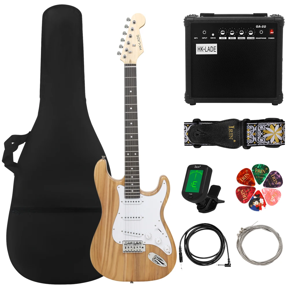 

HK·LADE 6 Strings 39 Inch Electric Guitar 22 Frets Maple Body Rosewood Fingerboard Electric Guitarra With Bag Amp Strap Tuner