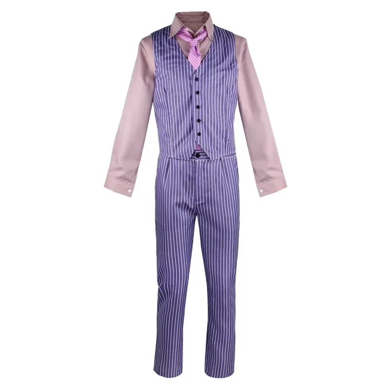 QQ8 Anime Tokyo Revengers haruchiyo Sanzu Akashi traje de cosplay púrpura traje púrpura uniforme camisa corbata Halloween Part5Lk¥