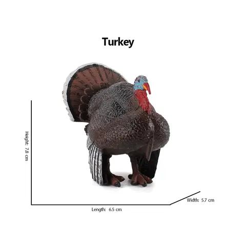 Kiwi Fågel Djungeldjur Figurer Påfågel Phoenix Gräsand Kalkon Tukan Actionfigur Leksaksdjur Figurer Leksaker för Barn Presenter 10 best sales djungeldjur - №1