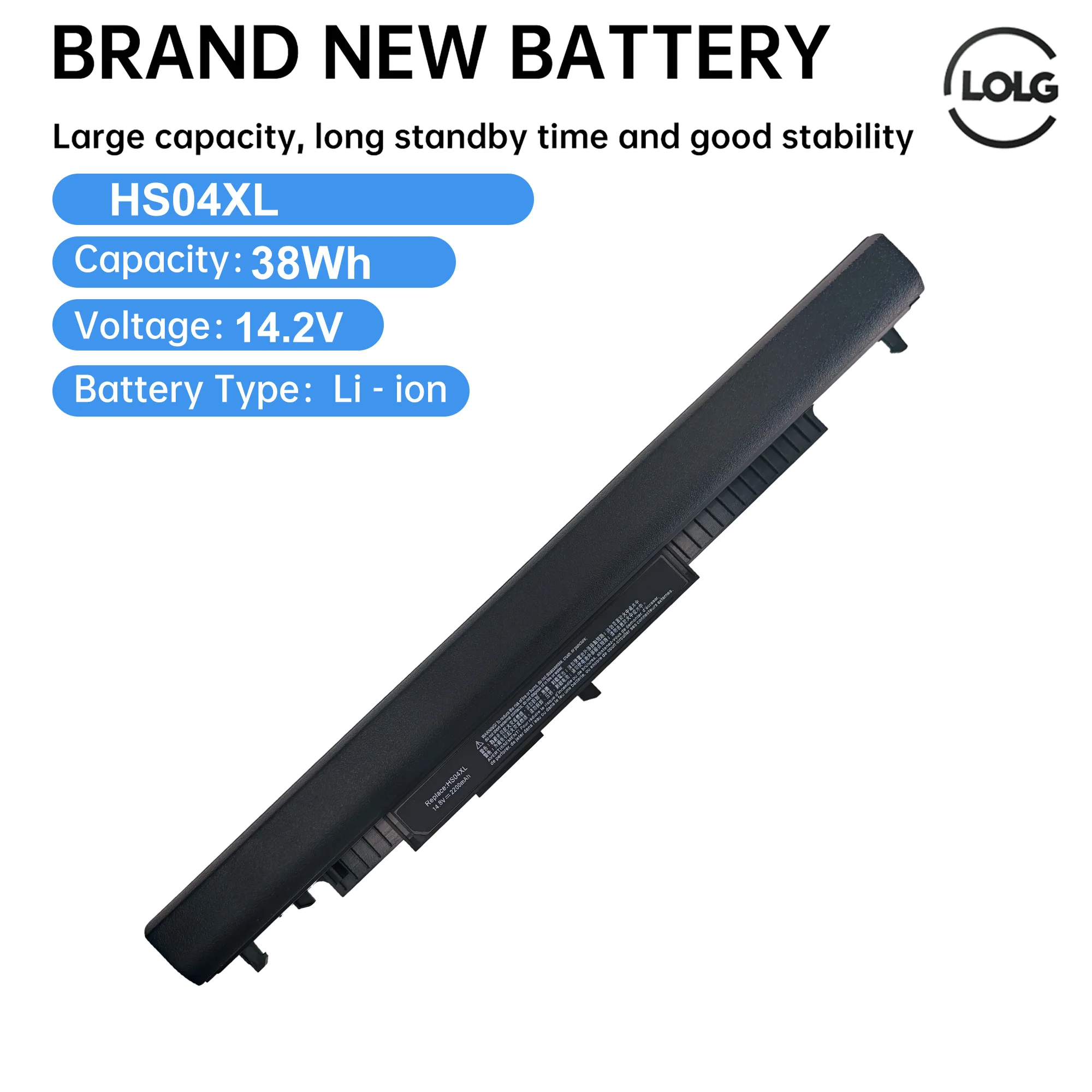 

HS03 HS04 Аккумулятор для ноутбука HP 807611-131 807956-001 807612-421 HSTNN-LB6U 15-AY039WM 14 17 TPN-I119 240 245 246 250 G4/G5