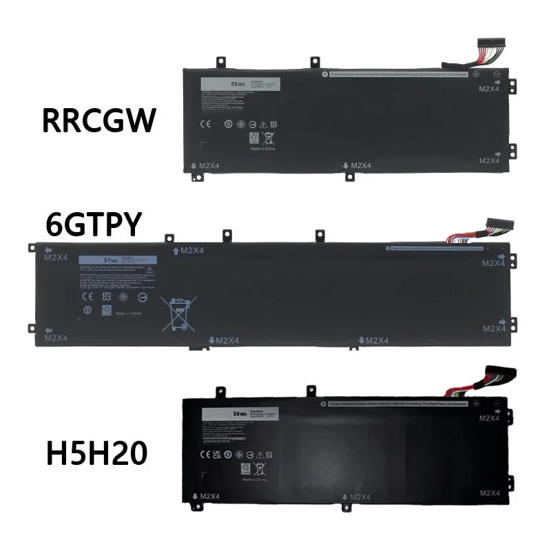 For Dell XPS 15-9560 9550 9570 7590 6GTPY RRCGW H5H20 battery