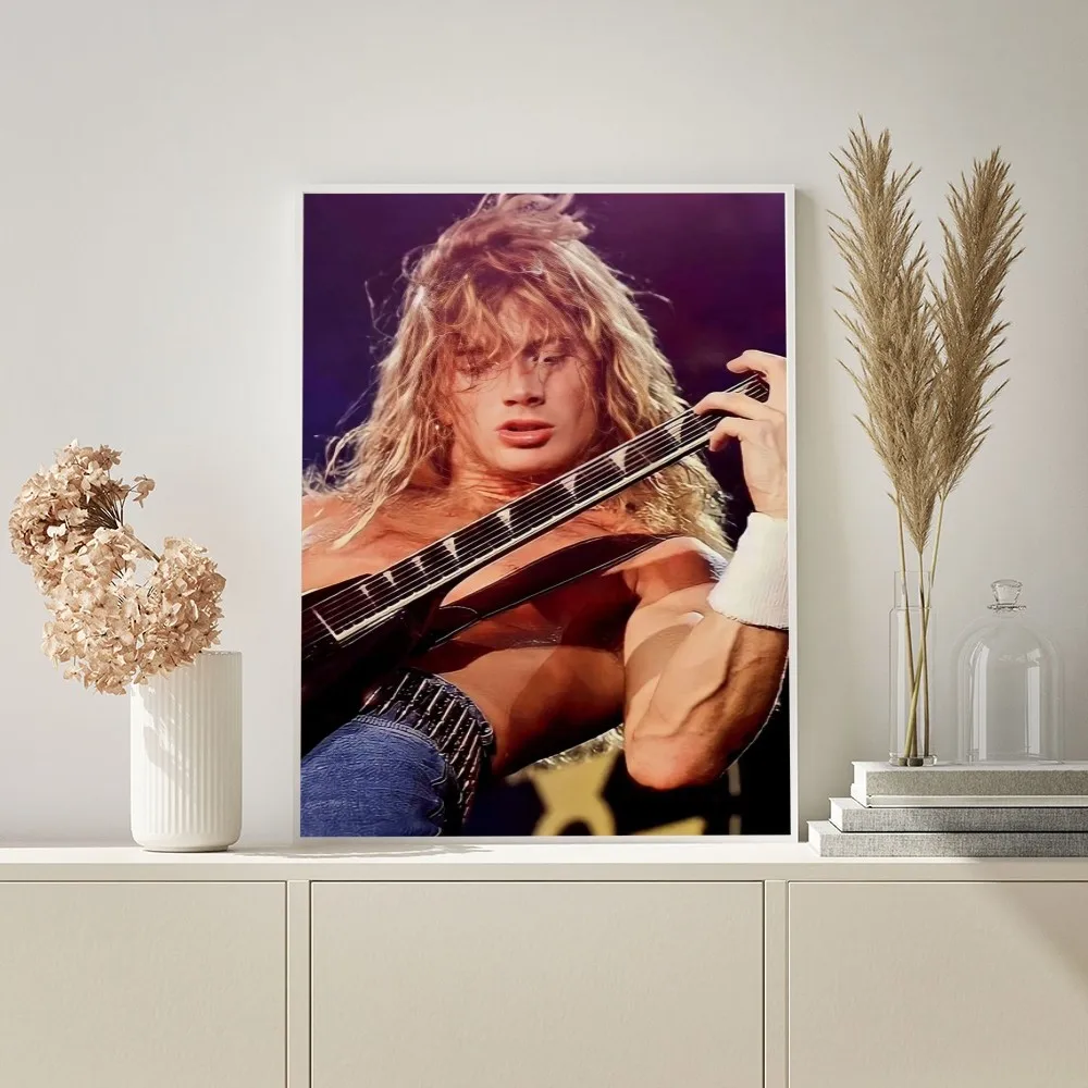 1pc Megadeth Heavy Metal Band Poster Wall Art Home Decor Room Decor Digital Painting Living Room Restaurant Kitchen Art