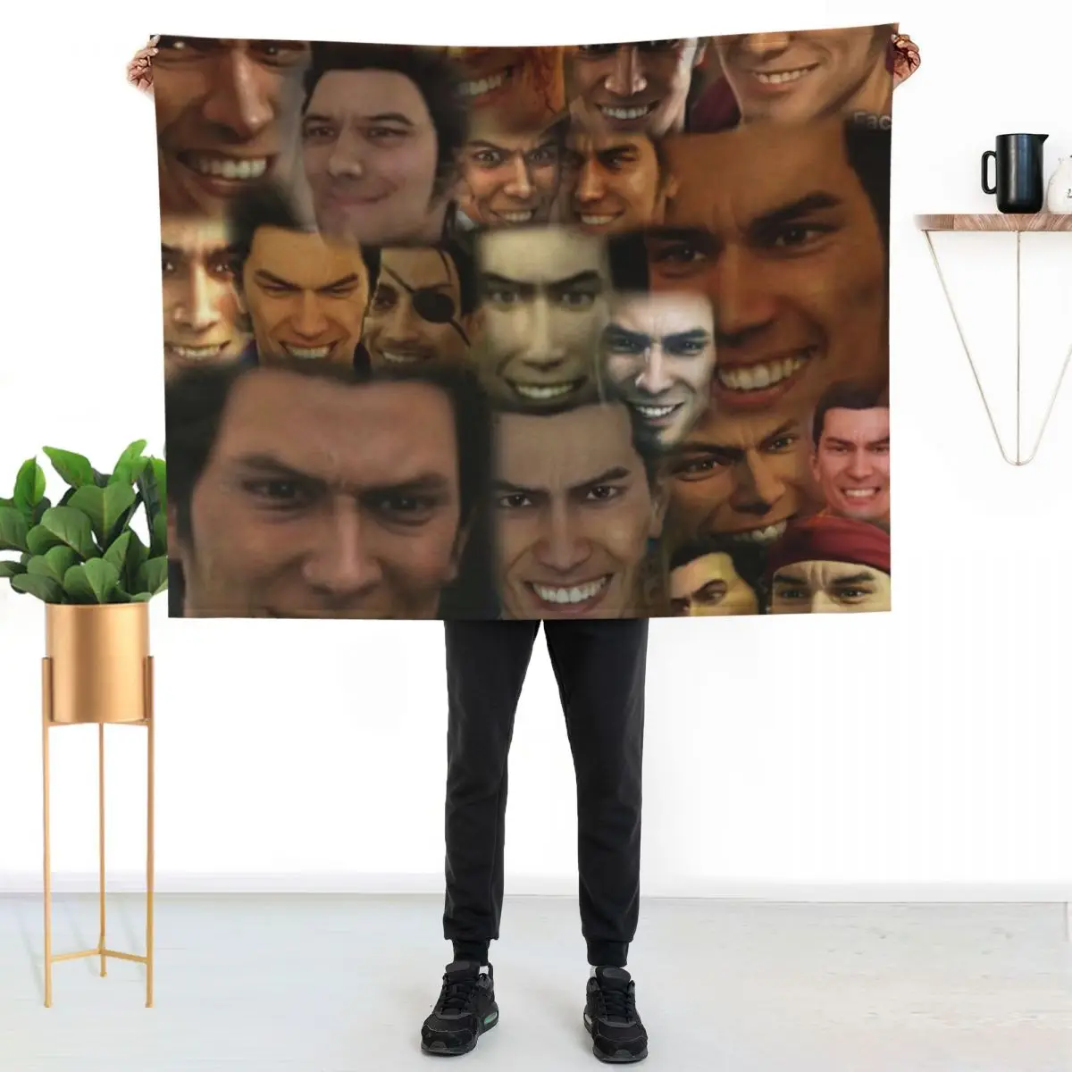 Happy Kazuma Kiryu :) Throw Blanket Decorative Beds for winter Decorative Throw wednesday Sofa Quilt Hairys Blankets