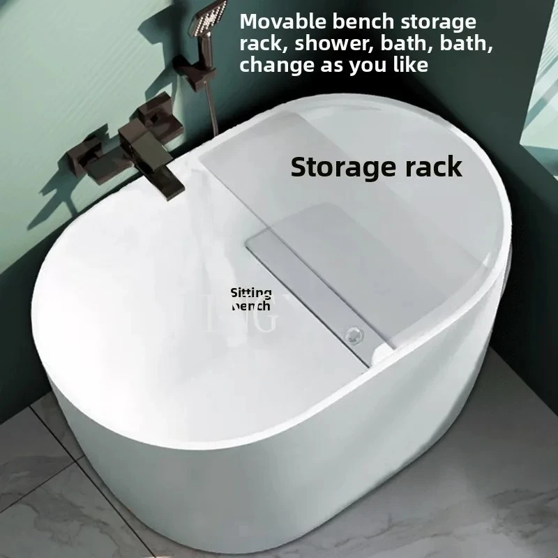 Movable thermal insulation small bathtub deep bubble tank
