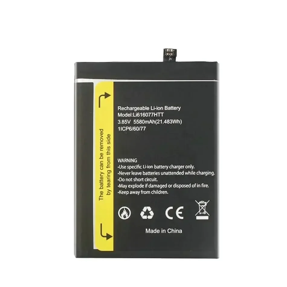 Mobile Phone Batteries Li616077HTT (bv4900) 5580mAh For Blackview BV4900 / BV4900Pro BV4900 Pro Cell Phone Portable Battery