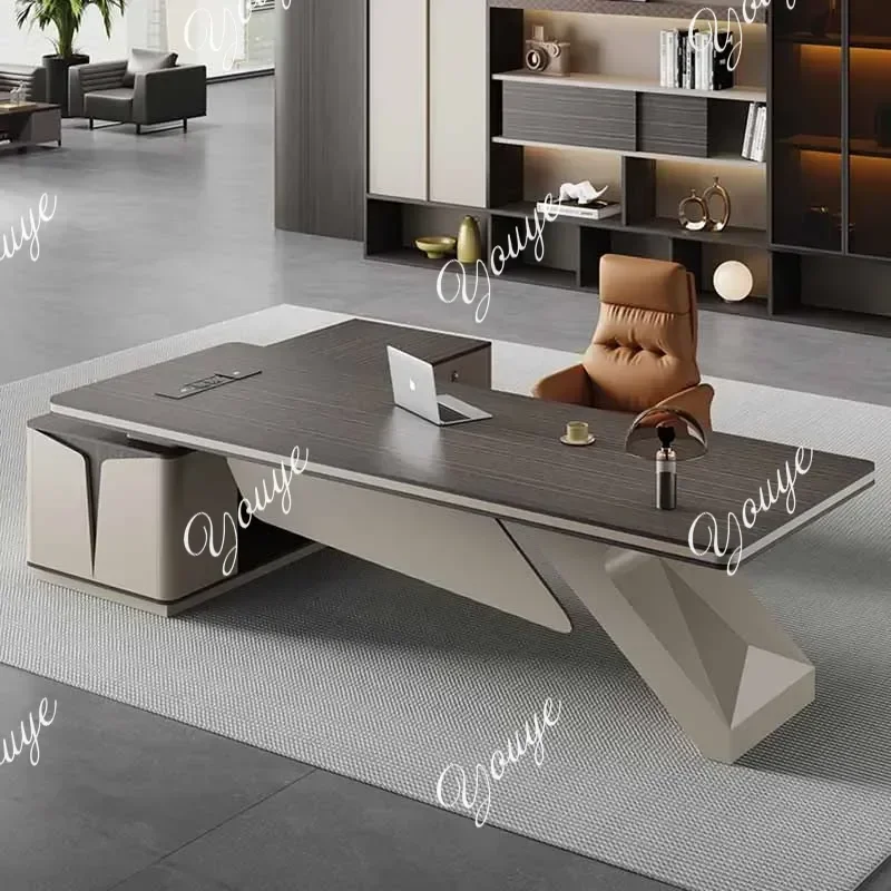 

N49 J Modern Storage Office Desk Home Household Corner Home Gaming Office Desk Laptop Coffee Drawers Table De Bureau Furniture