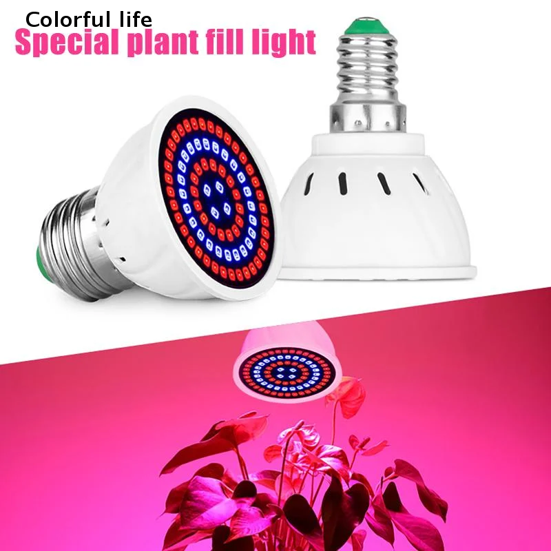 

Hydroponic LED Plant Grow Light E27 110V-220V Full Spectrum for Indoor Flower Seedlings
