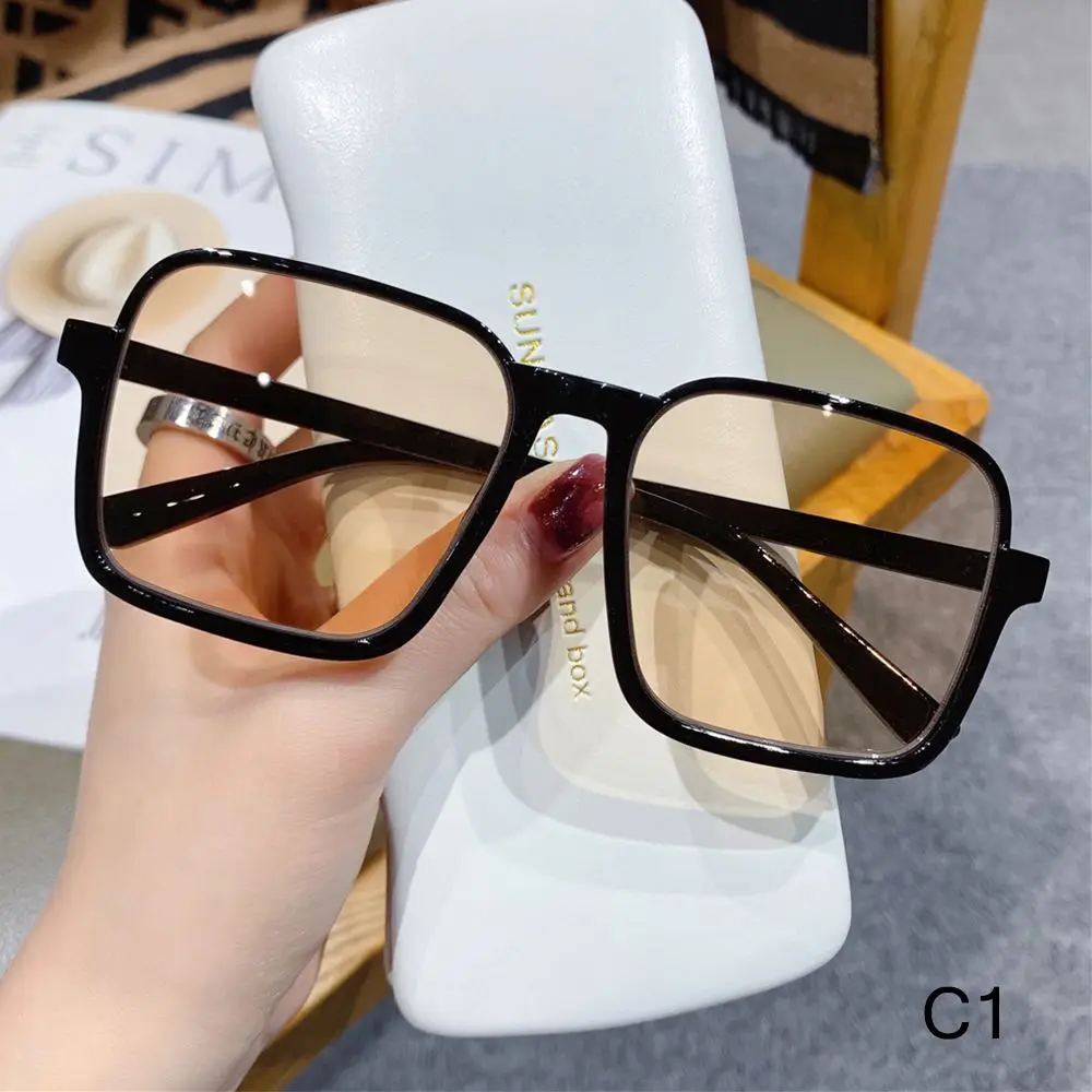 Retro Eyewear Black Vintage Men Sun Glasses Women Square Sunglasses Goggle Oversized Sunglasses