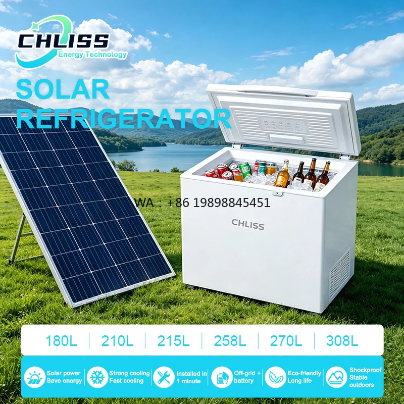 Chest Freezer for Kenya Village Cold Chain Storage Solar Deep Freezer 158L DC 12V 24V Low Consumption