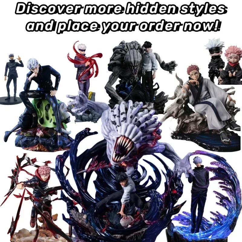 Jujutsu Kaisen Figure Mystery Box 10-30cm Surprise Mystery Box Yuji Gojo Satori Anime Figure Lucky Box Make Your Wish Come Ture