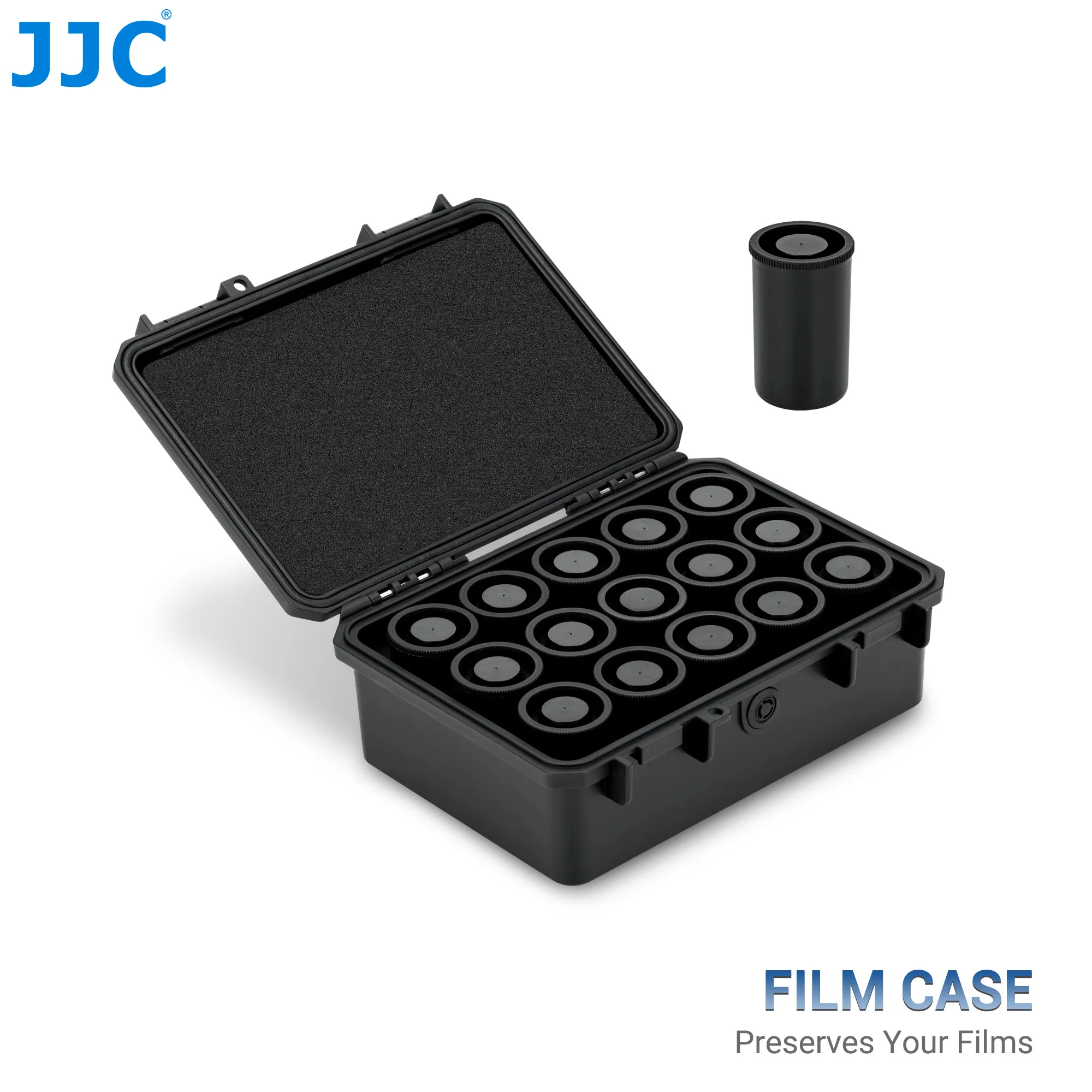 

JJC 15 рулонов коробки для хранения пленки для камеры 120/135 ящик для хранения пленки портативный защитный контейнер для пленки чехол