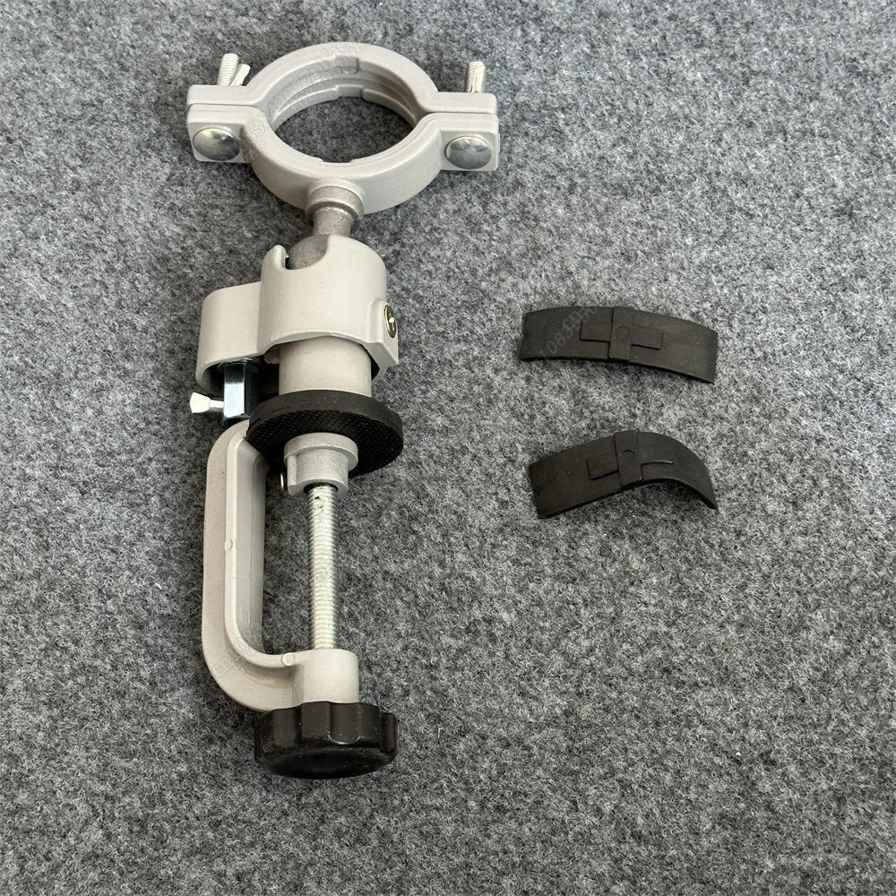 

360 ° Настольный поворотный струбцина-держатель для шлифовальной машины, аксессуар для электроинструмента, многофункциональный кронштейн из алюминиевого сплава