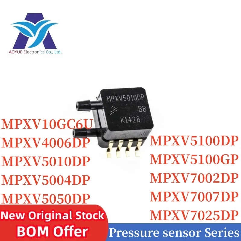 Pressure sensor MPXV10GC6U MPXV4006DP MPXV5010DP MPXV5004DP MPXV5050DP MPXV5100DP MPXV5100GP MPXV7002DP MPXV7007DP MPXV7025DP