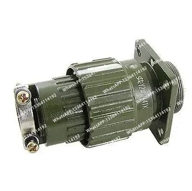 Y2M-14TK AC 500V 5A Male 14 Pins Circular Connector Olive