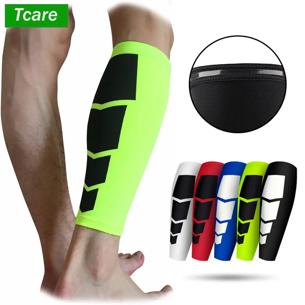 1 PCS Sport Calf Compression Sleeves for Men and Women Football Leg Sleeve Footless Compression Sock for Running Athlete Cycling