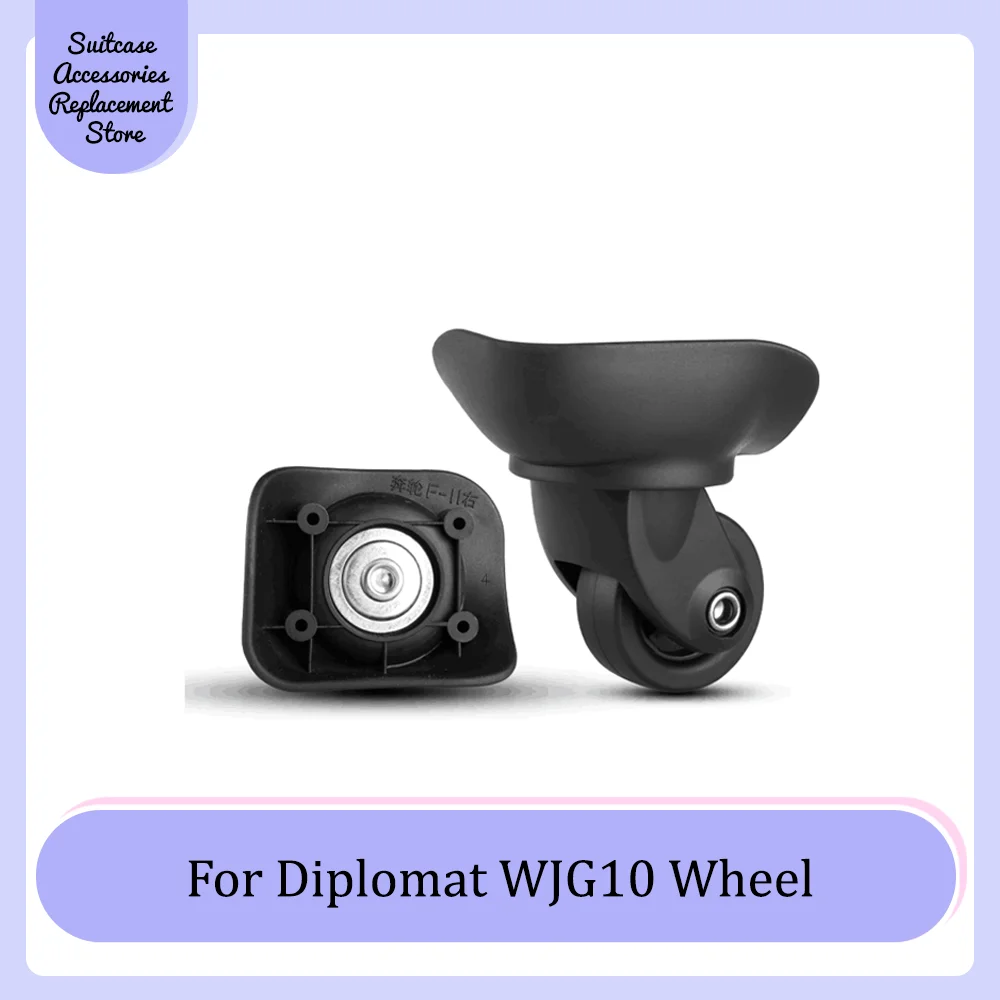 

For Diplomat WJG10 Universal Wheel Replacement Suitcase Smooth Silent Shock Absorbing Durable Wheel Accessories Caster Wheels