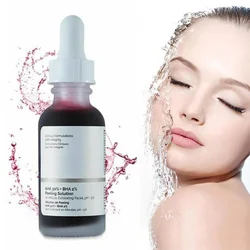 New 2025 BHA 2% +AHA 30% Face Makeup Peeling Solution Acne Cover Serum Ordinary Repair Hyaluronic Acid Face Skin Care 30ml