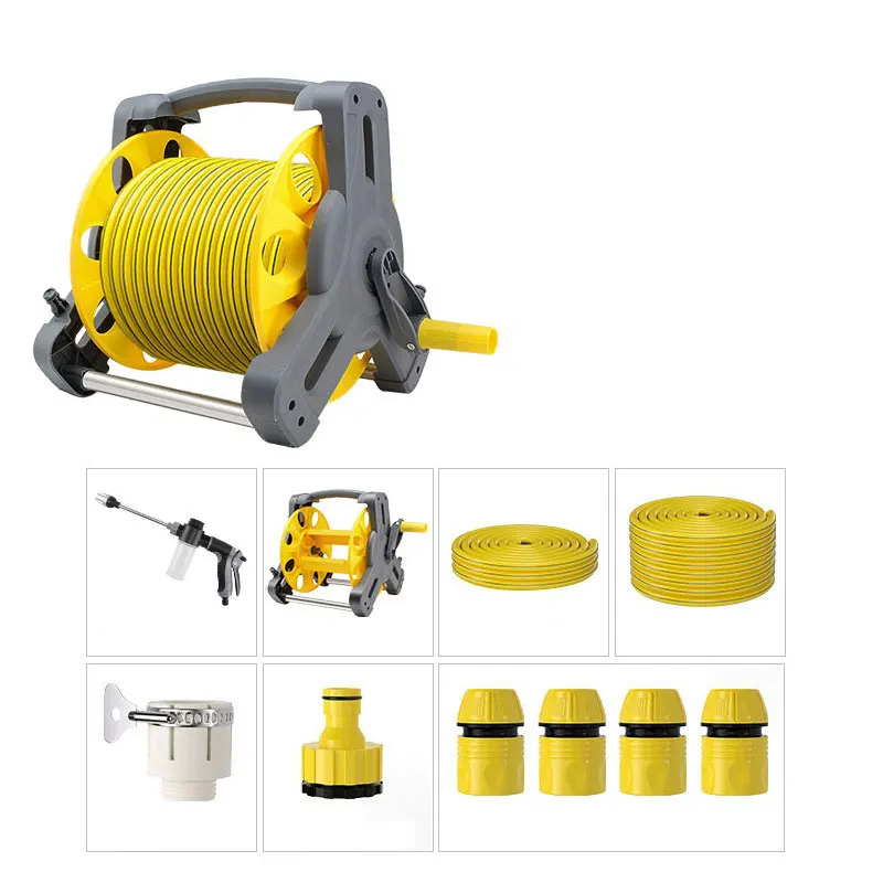 Garden Tools Movement Stable Garden Water Reel Cart Water Hose Stand Pipe Storage Rack
