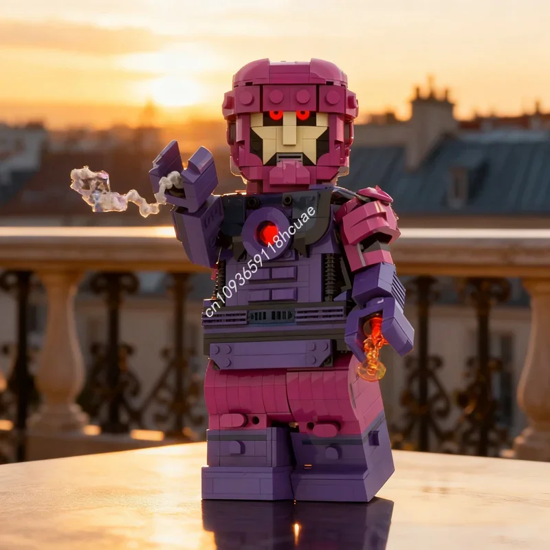 

1076pcs MOC Sentinel X Menned Up Scaled Minifigure Model Building Blocks Christmas Gifts DIY Toys Creative Idea Education Kids