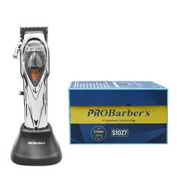 Probarber's New High Professional Hair Salon 10000 RPM Powerful Cordless Rechargeable Hair Clippers Trimmer