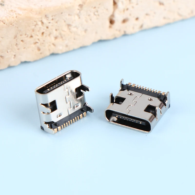 USB 3.1 3A Current Quick-Charge Socket Type C 16pin Charging Port Female Connector For Phone Computer Plug Charging Interface