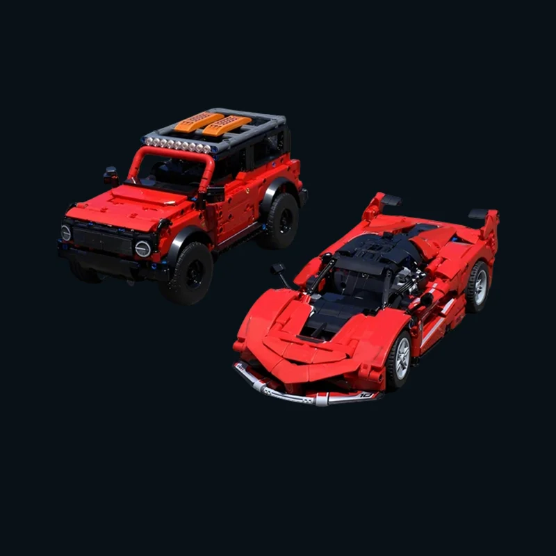 

1703pcs MOC 20 Off Motorized Bundle FXX K Forded Bronco SUV Technical Model Building Blocks Christmas Gifts Construction Toys