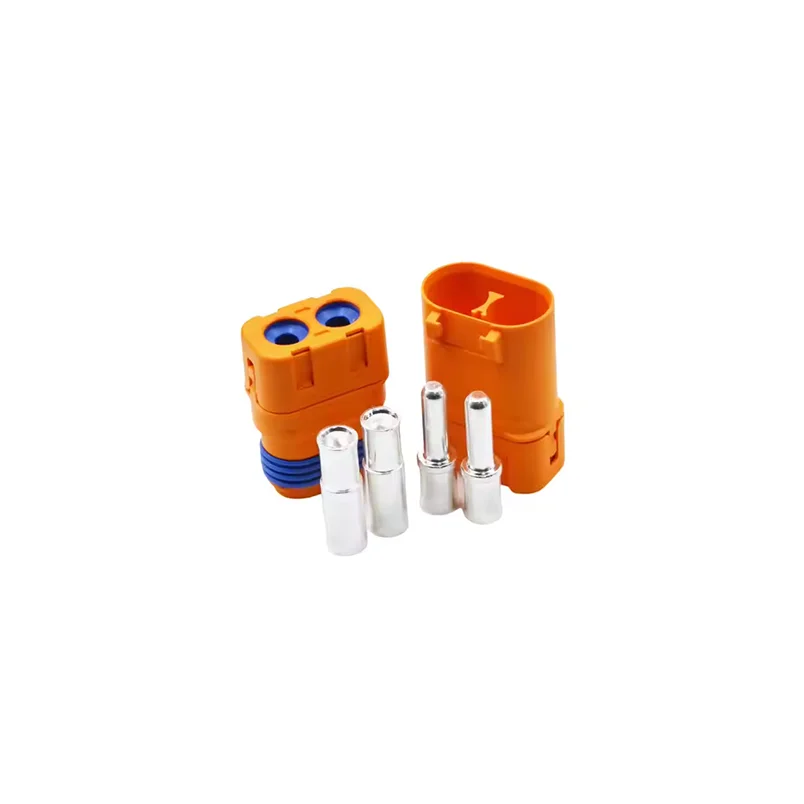 Free shipping Amass 1 pair LFB50 High Current Male Female Copper Silver Plated Waterproof DC Connectors Plug