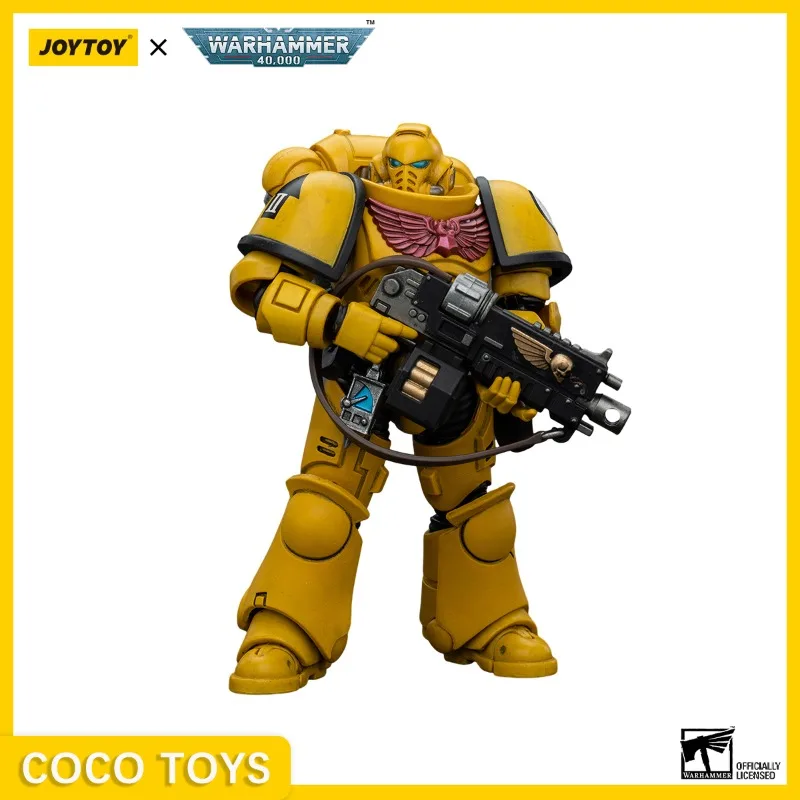 [In Stock] JOYTOY Warhammer 40K Action Figure 1/18 Imperial Fists Intercessors Anime Movability Model Collection Toys Gifts