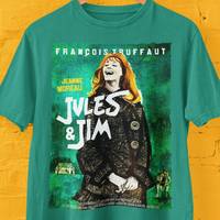 François Truffaut's Jules and Jim T Shirt, French New Wave Cinema Shirt