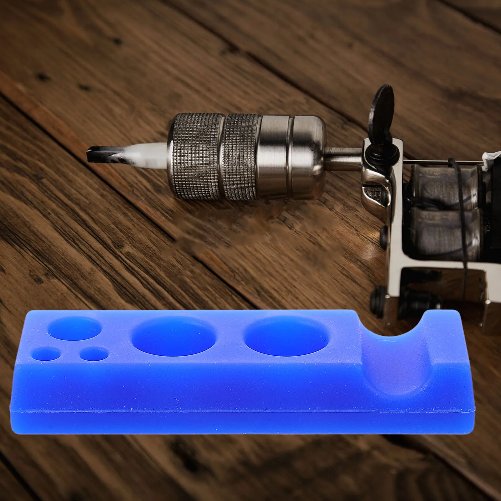 

Tattoo Pigment Cup Holder with Adjustable Holes for Ink Caps and Pens Easy to Use Tattooing Color Cup Rack Stand