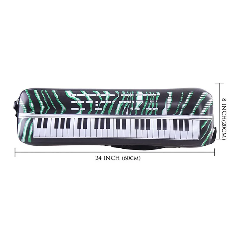 Aufblasbarer Musik instrument Ballon 80er 90er Jahre Party dekorationen Gitarre Saxophon Klavier Keyboard Ball Konzert Rock Party Requisiten – Detail 2