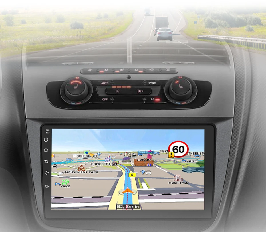 Junsun Wireless CarPlay Android Auto Autoradio für Renault Kangoo 2008–2018 GPS 360 ° Panoramakamera Multimedia 2DIN – Detail 18