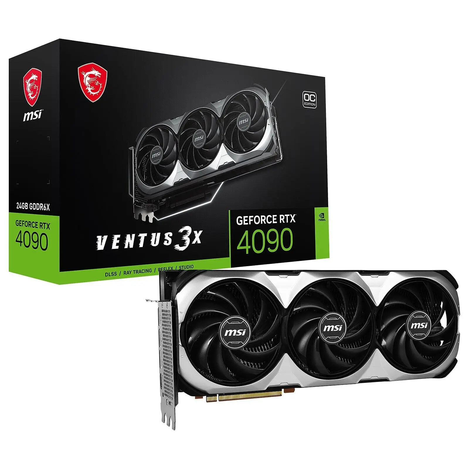 اشتري 2 واحصل على 1 مجانًا بطاقة رسومات Ge Force RTX 4090 GAMING X TRIO سعة 24 جيجابايت GDDR6X