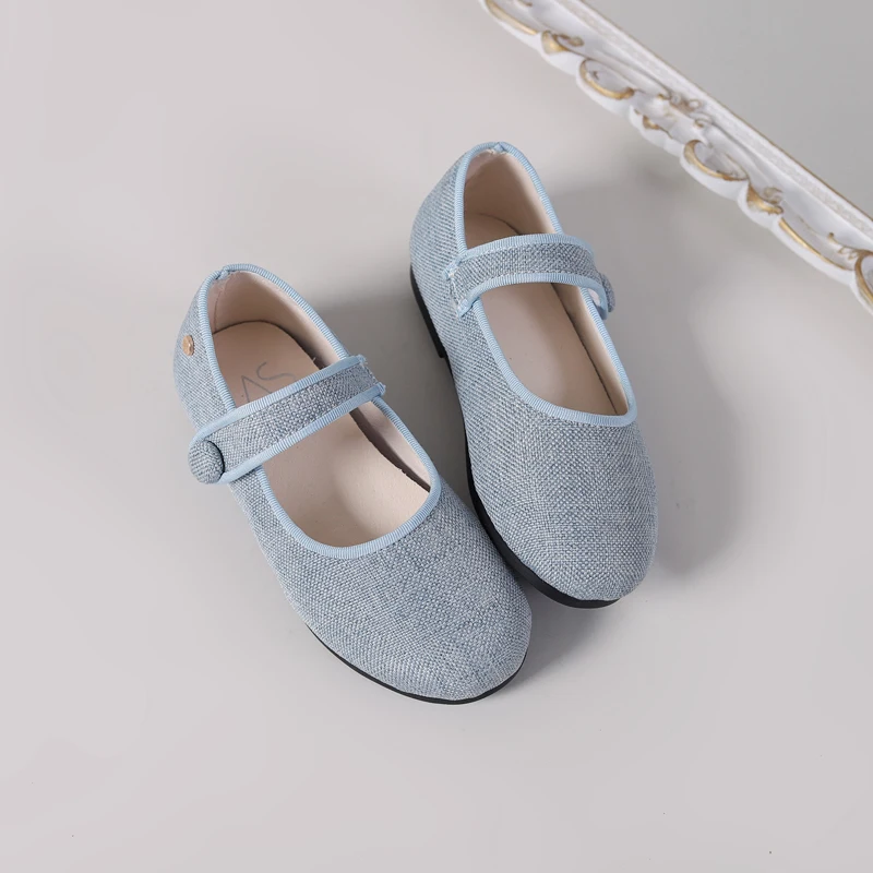 New 2023 Spring Kids Shoes Children Princess Shoes Baby Girls Sweet Caramel Shoes Toddler Ballet Flats Fashion Shoes Mary Jane