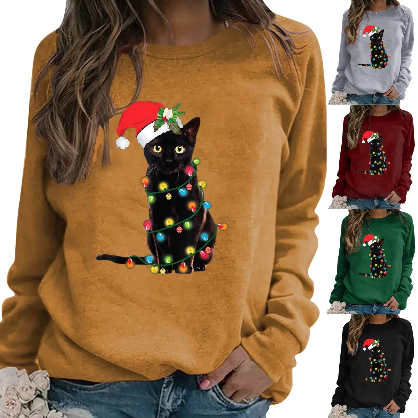 

New Autumn Cat Ethnic Style 3D Print Raglan Sleeve Women HoodieS Streetwear Female Sweatshirt Pullovers Oversized Woman Clothing