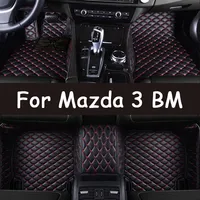 Car Floor Mats For Mazda 3 BM BN MK3 2014~2018 Mazda3 Sedan and Hatchback Rugs Footpads Carpet Panel Pad Foot Pads Accessories