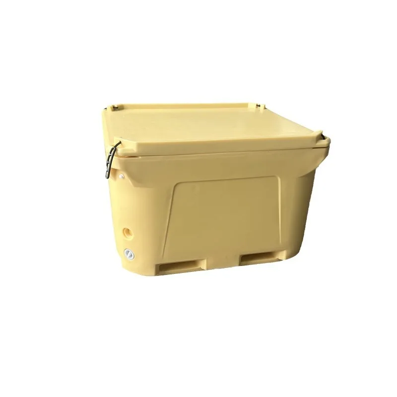 

Plastic refrigerated incubator 1000L rotational molding one-time forming fresh seafood aquatic meat can be processed