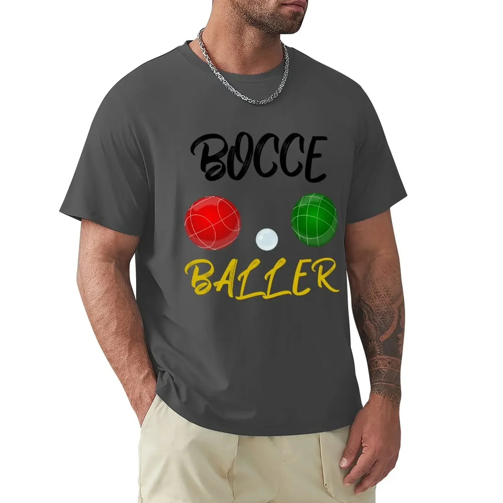 

Bocce Baller T-Shirt rapper graphic tees blue archive anime stuff basketball graphic tees shirts men