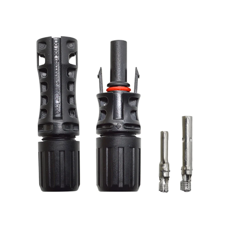 TUV IP67 1500V 4/6mm² PV Cable Connector, Wholesale Solar Panel Accessories, Copper Conductive Solar Parts for DC Solar Power Ap